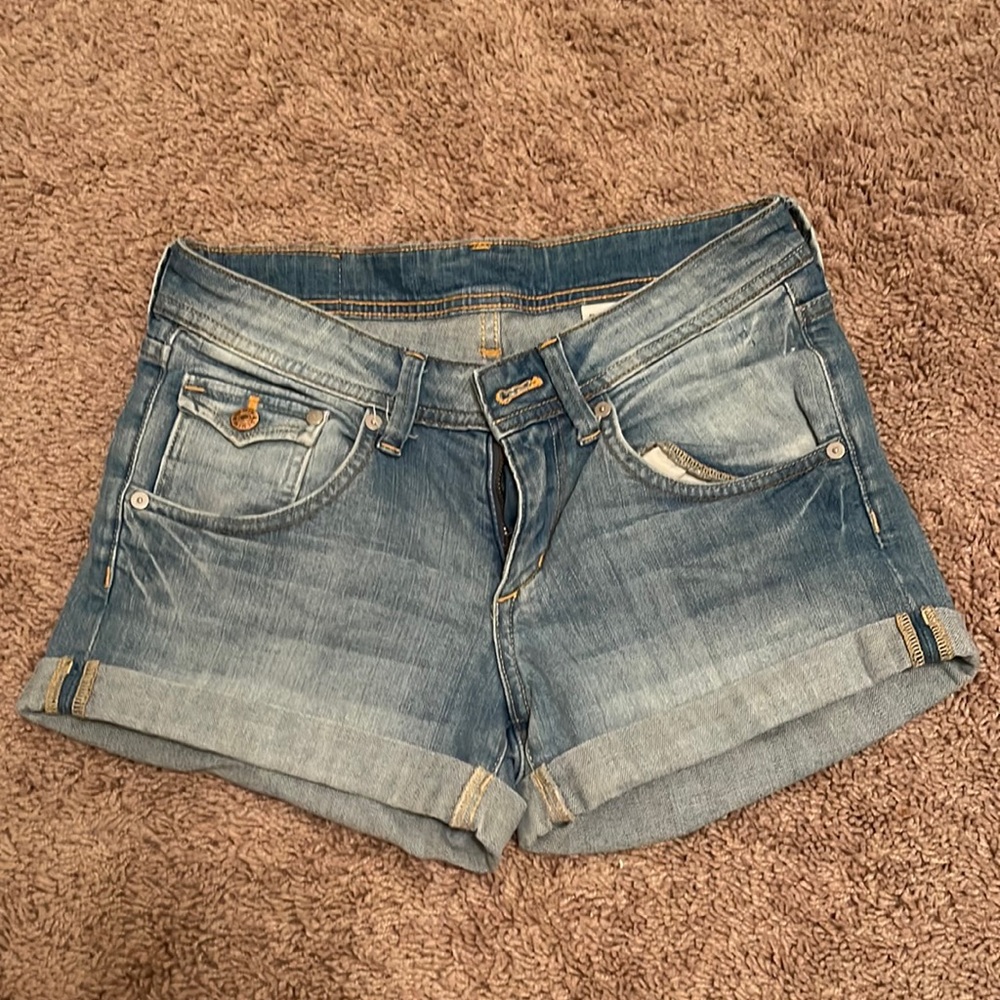 Denim shorts